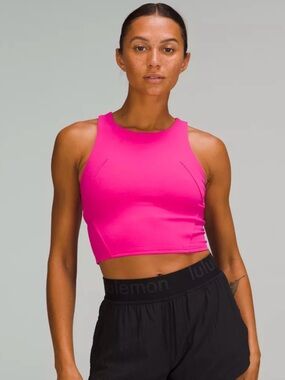 Lululemon Invigorate Train Tank Sonic Pink size 4